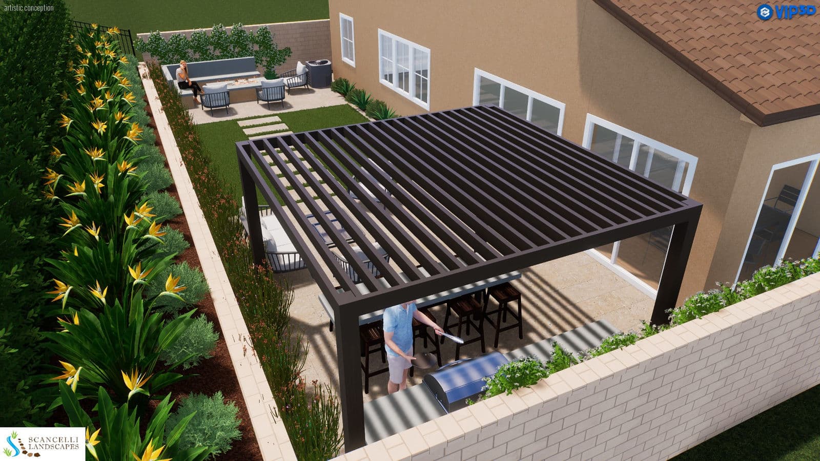 707 Olivier, Placentia, CA — 3D