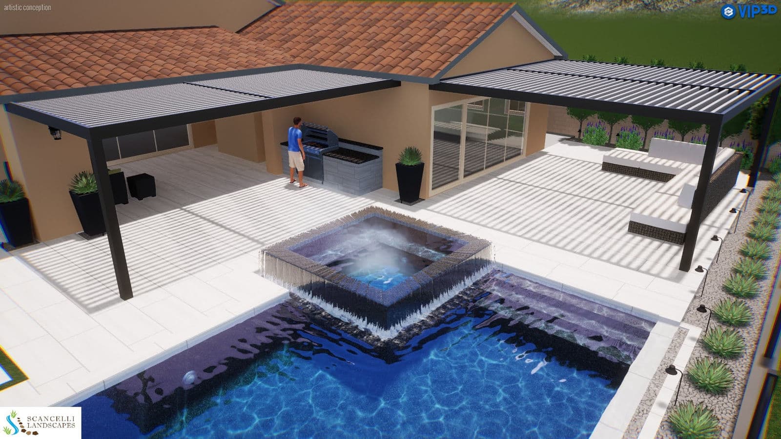 125 Sunset Cove, Orange County, CA — 3D