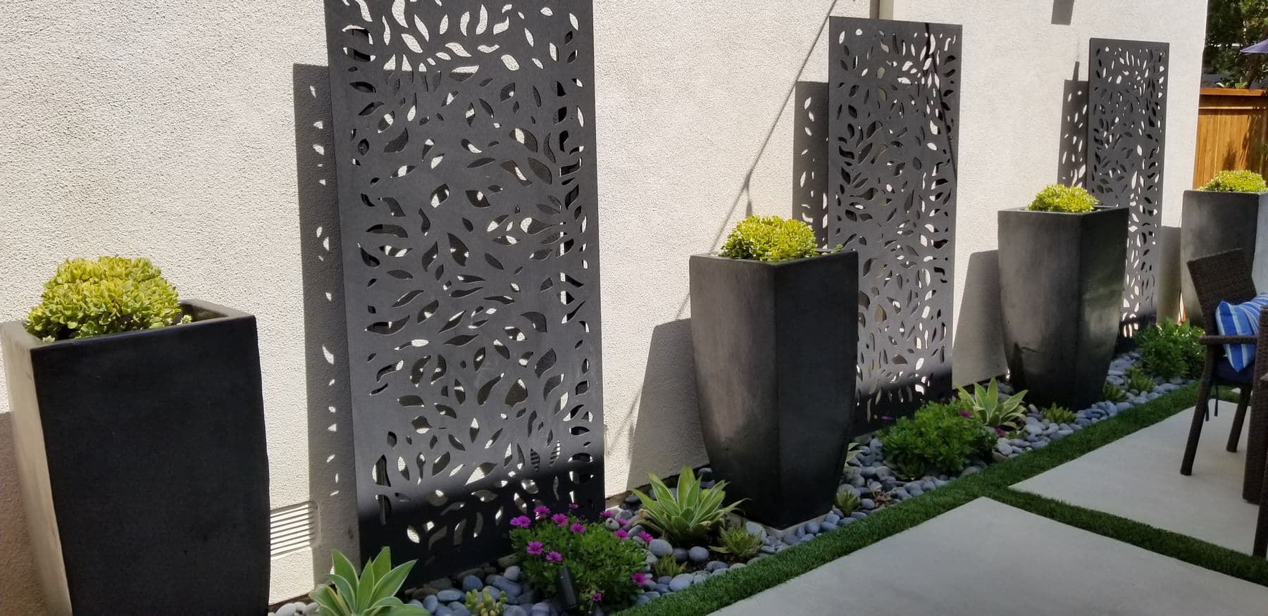Decorative Panel & Jar Planting