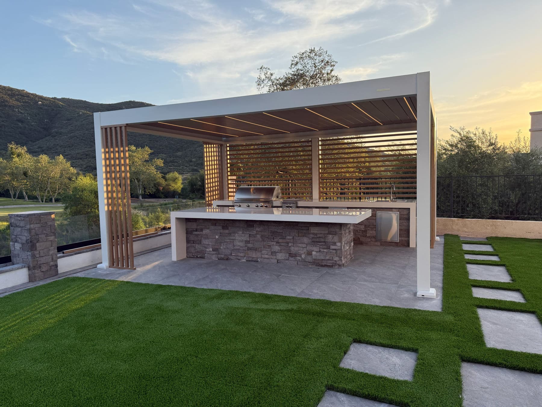 Louvered Pergola
